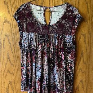 L Maurice’s Lace yoke Swing Tank